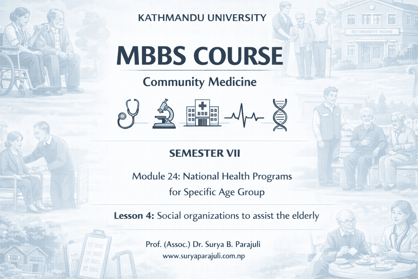 Social organizations to assist the elderly